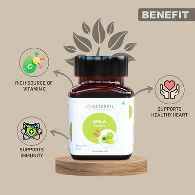 Naturrel Amla Extract Immunity Care 50's + Free 10's - Pure Herbs