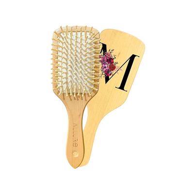 Allure Personalised Paddle Hair Brush Letter M 1's - Hair Brushes