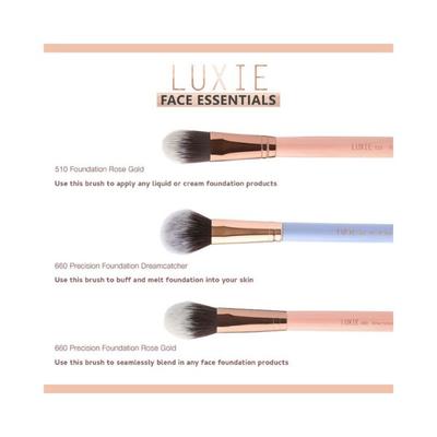 Luxie 660 Precision Foundation Dreamcatcher Brush 1's - Face Brush