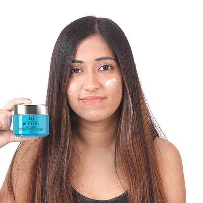 House of Beauty Hydra Oxy Gel Cream - Sensitive, Acne Prone Skin with Niacin & Hyaluronic 100ml - Face Gels
