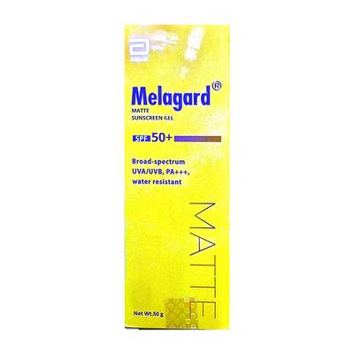 MELAGARD MATTE SPF 50+ UVA/UVB PA+++ Sunscreen Gel 50g - Sun Protectors-Emo
