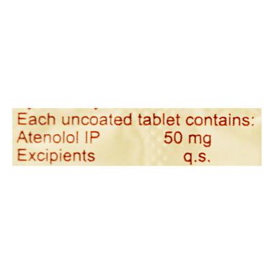 Aten 50mg Tablet 14'S - Hypertension-Bet