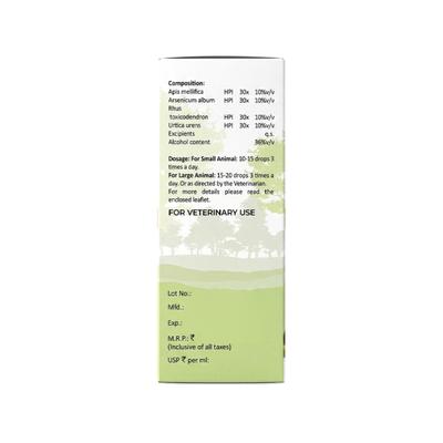 Dr. Bakshi's Bakson's Homoeopathy Derm Aid Drops (Veterinary) 30 ml - Pet Healthcare
