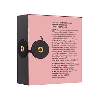 Sugar Cosmetics Mettle Cream To Powder Foundation 17 Raf (Light, Golden Undertone) 15 gm - Foundation