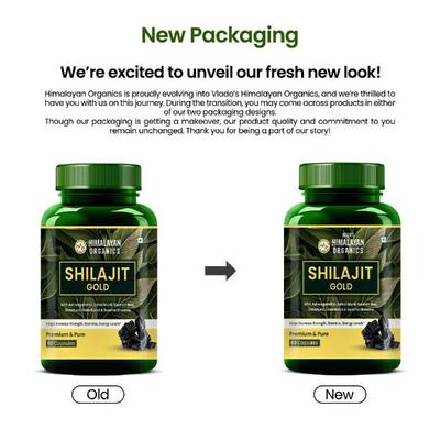 Vlado's Himalayan Organics Shilajit Gold Capsules 60's - Sexual Care