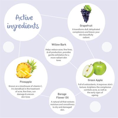Dot & Key Hydro Peel Glow Potion Exfoliating Serum - Grapefruit & Borage Flower 30 ml - Face Serum