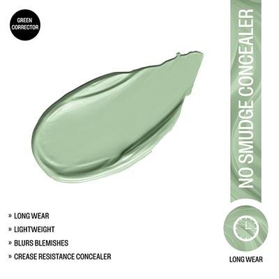 Insight Cosmetics No Smudge Concealer - Green Corrector 5 gm - Concealer