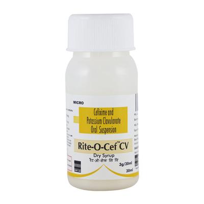 Rite O Cef CV Dry Syrup 30ml - Bacterial Infections-Cep