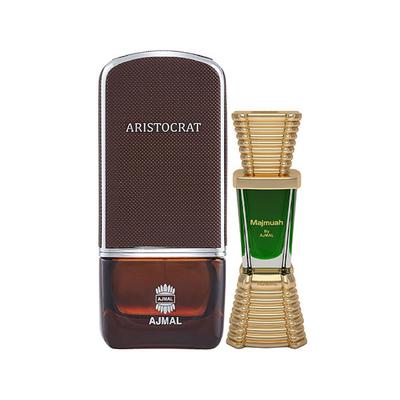 Ajmal Aristocrat EDP Citrus Woody Perfume And Majmua Concentrated Perfume Oil Oriental 85 ml - Perfumes (Edt/Edp)