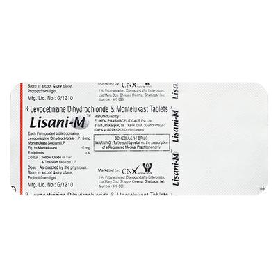 LISANI M Tablet 10's - Allergies-Ant