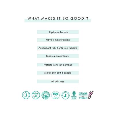 mCaffeine Naked Detox Green Tea with Vitamin C 72 Hr Hydration Face Serum for All Skin Types 40ml - Face Serum