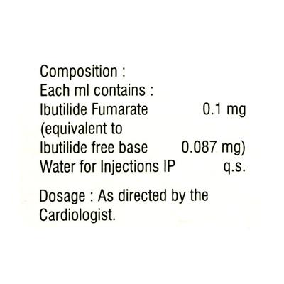 Fibricor 0.1mg Injection 10ml - Arrhythmiasis