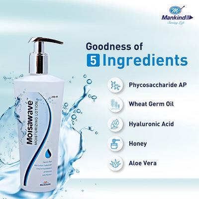 MOISAWAVE MOISTURIZING Lotion 250ml - Dry Skin-Emo