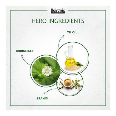 Haironic Bhringraj & Brahmi Hair Oil 100 ml - Hair Oils
