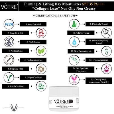 Votre Firming & Lifting Collagen Luxe SPF 35 PA++ Day Moisturiser 30 gm - Face Moisturizers