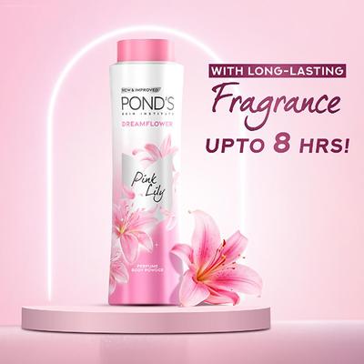 Pond's Dreamflower Fragrant Talcum Powder, Pink Lily 50 gm - Talcum Powders