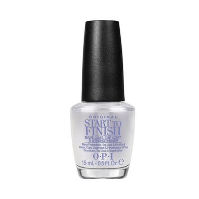 OPI Start To Finish Base Coat, Top Coat & Strengthener Original Formula 15ml - Nail Care