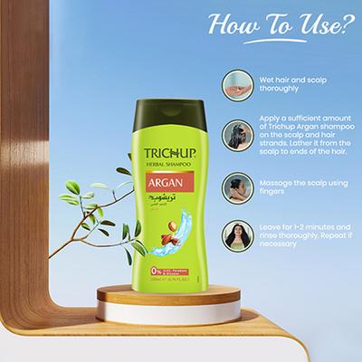 Trichup Argan Herbal Shampoo 200 ml - Shampoos