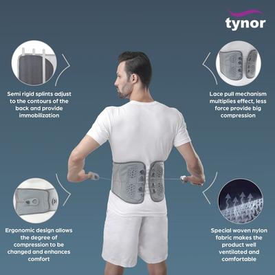 Tynor Lacepull L.S Belt (XXL-XXXL) (A 30) - Back/Abdomen Supports