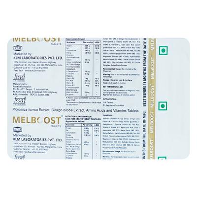MELBOOST Tablet 10's - Supplements-Vam