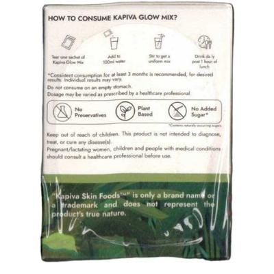 Kapiva Skin Foods Glow Mix (Pack of 30 x 3 g) - Personal Care (Ayush)