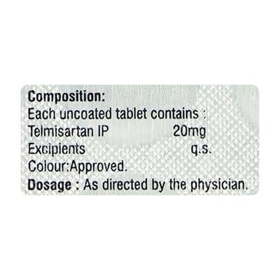 TELX 20 Tablet 15's - Hypertension-Ang