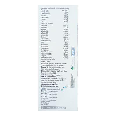 GENXVITA L SUGAR FREE Syrup 200ml - Supplements-Vam