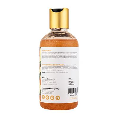 Skivia Orange Body Wash With Lemon & Turmeric 200 ml - Shower Gels & Body Wash