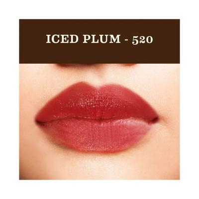 SoulTree Ayurvedic Lipcare Colour Rich Iced Plum 520 4gm - Lipsticks