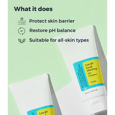 COSRX Low pH Good Morning Gel Cleanse 150 ml - Face Wash & Cleansers