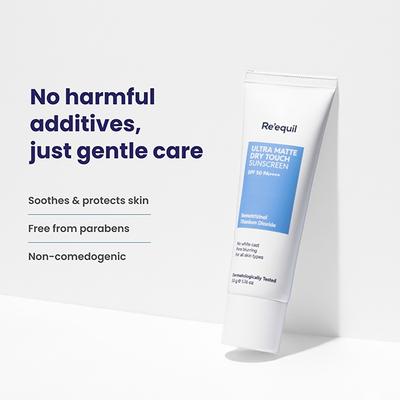 Reequil Ultra Matte Dry Touch Sunscreen Gel Spf 50 PA++++ 50 gm - Face Sunscreen