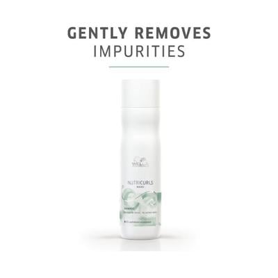 Wella Professionals NUTRICURLS Sulphate Free Shampoo for Waves 250 ml - Shampoos