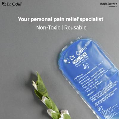 Dr. Odin Reusable Oval Cold Pack for Pain Relief with Washable Cotton Cover and Adjustable 1's - Hot Pack/Ice Bag