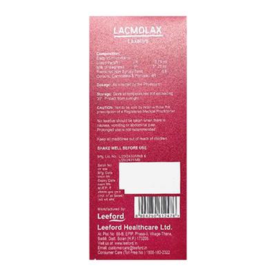 LACMOLAX Laxative Mint Flavour Suspension 170ml - Constipation-Lax