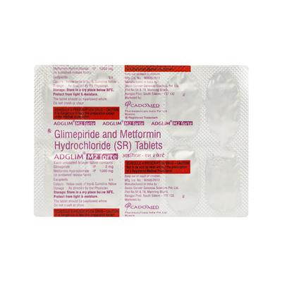 Adglim M2 Forte Tablet 10'S - Diabetes-Ant