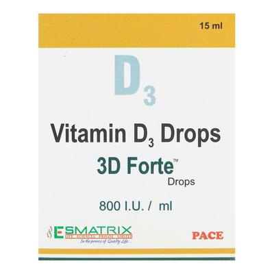 3D Forte Drops 15ml - Supplements-Vit