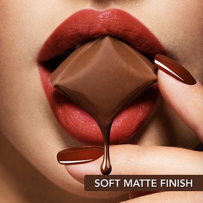 Blue Heaven Cookie & Crush Chocolate-Flavored Soft-Matte Lipstick, Dark Chocolate 3.4 gm - Lipsticks