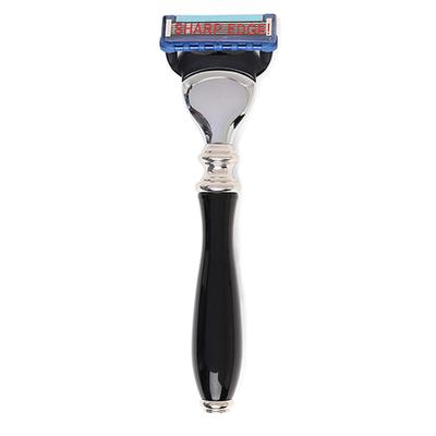 Truefitt and Hill Faux Ebony Fusion Shaving Razor Chrome Wellington Essential Grooming Collection For Men 1's - Razors & Cartridges