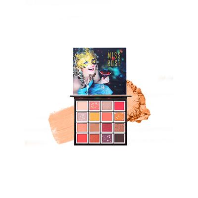 Miss Rose Highly Pigmented 16 Multi - color 3D Eyeshadow Palette 7001 - 011 03 26.15 gm - Face Palettes
