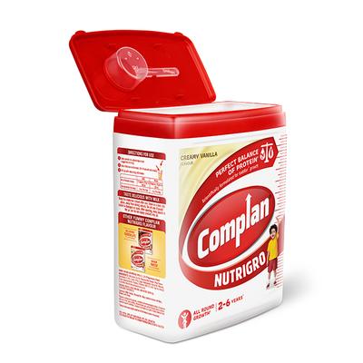 Complan Nutrigro (2-6 Years) Powder - Creamy Vanilla Flavour 400 g (Jar) - Kids Nutrition