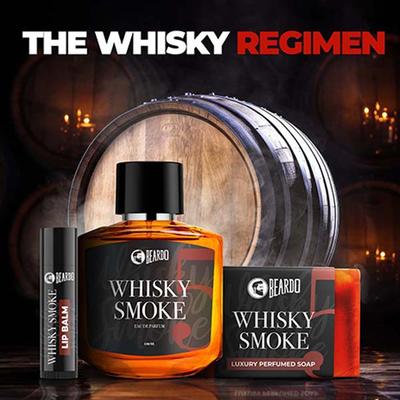 Beardo Whisky Smoke Perfumed Luxury Soap Crafted for Men, Deep Cleanses Skin Pores 75 gm - Soaps
