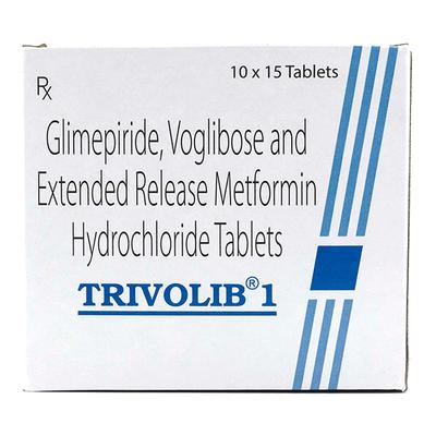 TRIVOLIB 1 Tablet 15's - Diabetes-Ant
