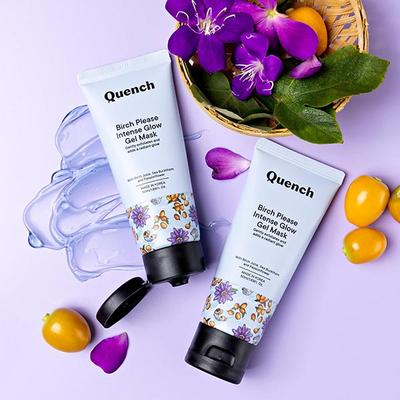 Quench Botanics Salicylic Acid Glow Night Cream (Gel Mask) with Birch Juice To Boost Skin 50 ml - Masks & Peels