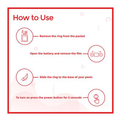 Skore Shiver Body Vibrating Ring Waterproof Massager 1's - Massagers And Vibrators