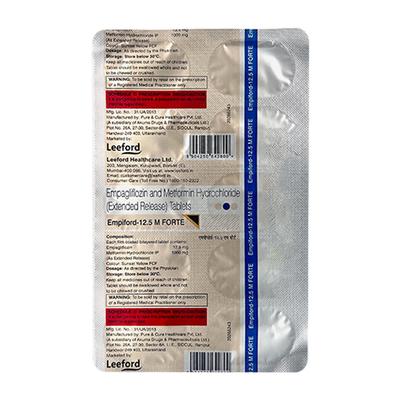 EMPIFORD 12.5 M FORTE Tablet 10's - Diabetes-Ant