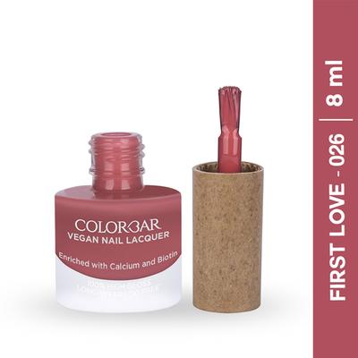 Colorbar Vegan Nail Lacquer-First Love-026 8 ml - Nail Polish