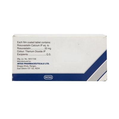 Lipitas 20mg Tablet 10'S - High Cholesterol-Dys