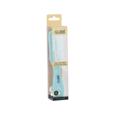 Gubb 2 In 1 Foot Brush with Pumice Stone 1's - Manicure & Pedicure Kits