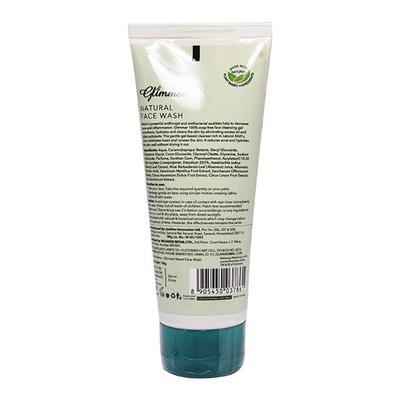 Glimmer Natural Face Wash Neem 100 gm - Face Wash & Cleansers