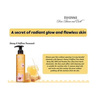 Nyassa Honey & Saffron Face Wash 145 ml - Face Wash & Cleansers